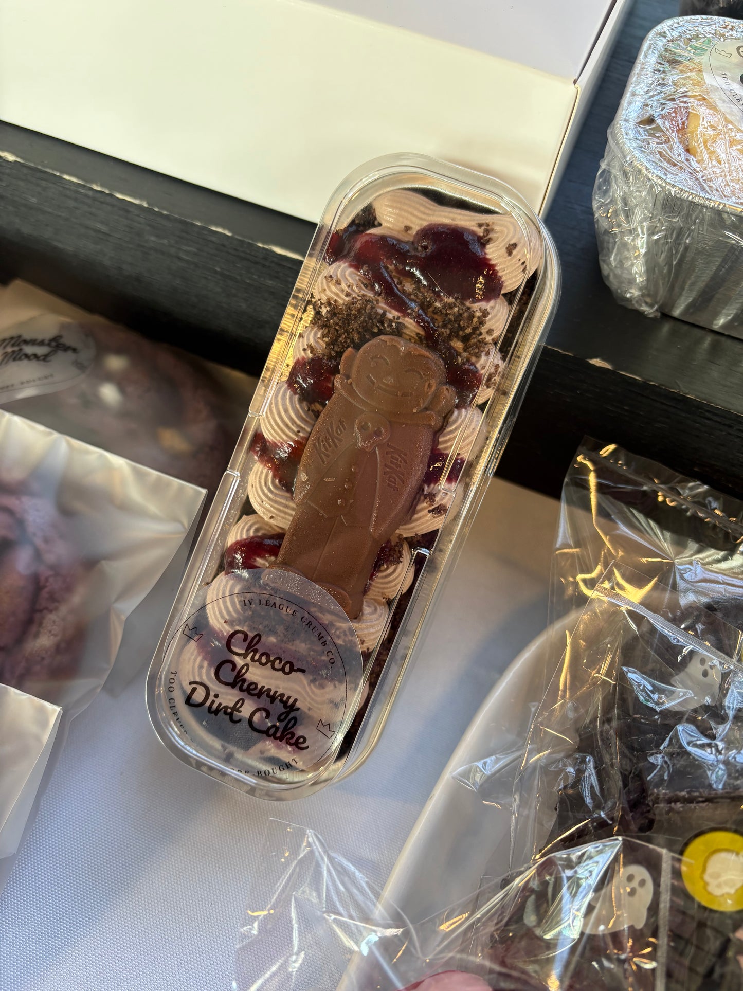 Choco-Cherry Dirt Cake